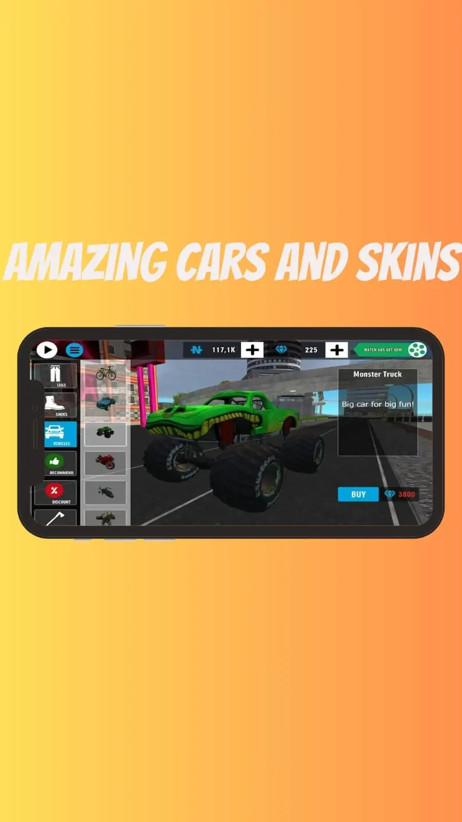 AMAZING CARS AND SKINS
