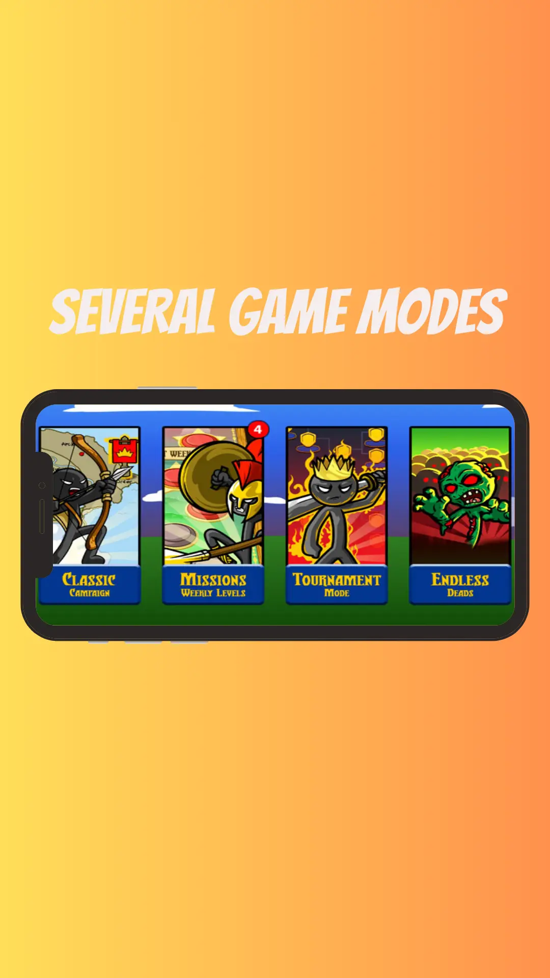 SEVERAL GAME MODES