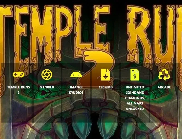TEMPLE RUN 2 MOD APK (UNLIMITED COINS AND DIAMONDS)