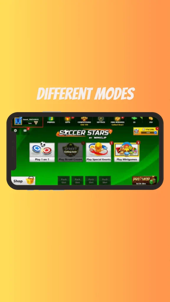 DIFFERENT MODES