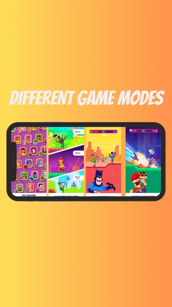 DIFFERENT GAME MODES