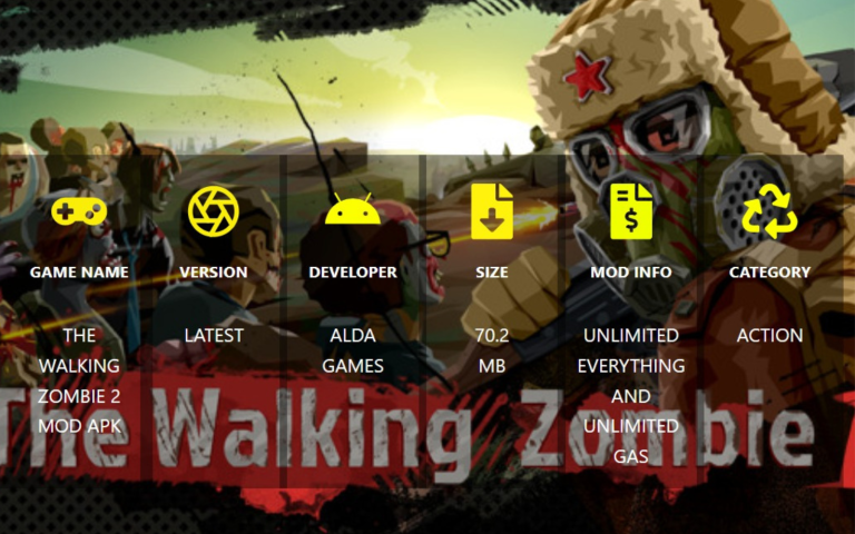THE WALKING ZOMBIE 2 MOD APK (Unlimited Gas and Unlimited Everything)